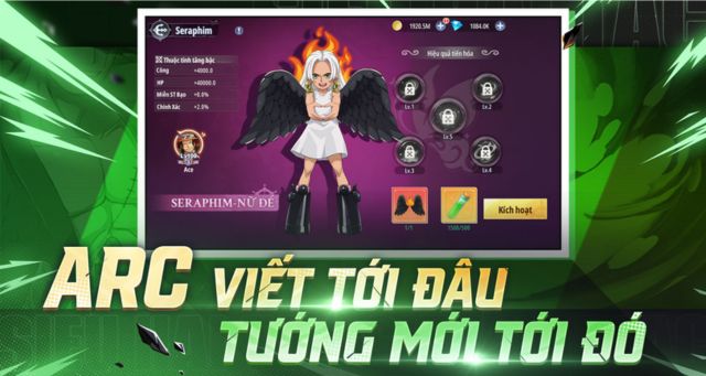 ARC viết tới đấu, tướng mới tới đó