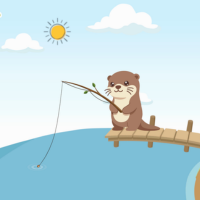 Little Otter's Fishing Life