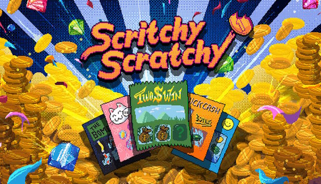 Scritchy Scratchy là game mô phỏng cào thẻ vui nhộn