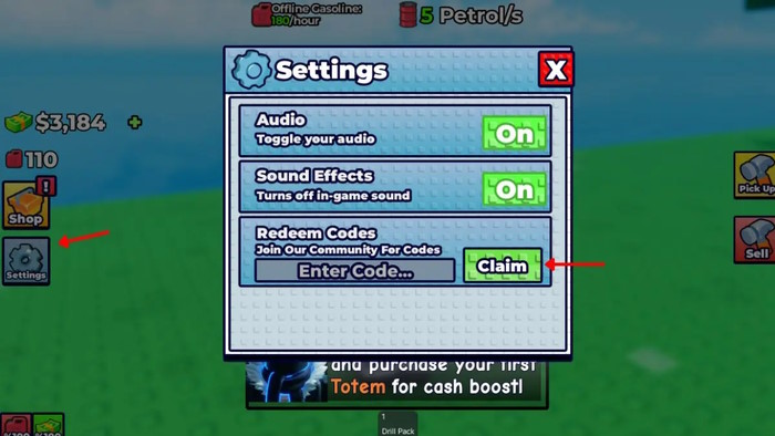 Hướng dẫn đổi code Oil Empire