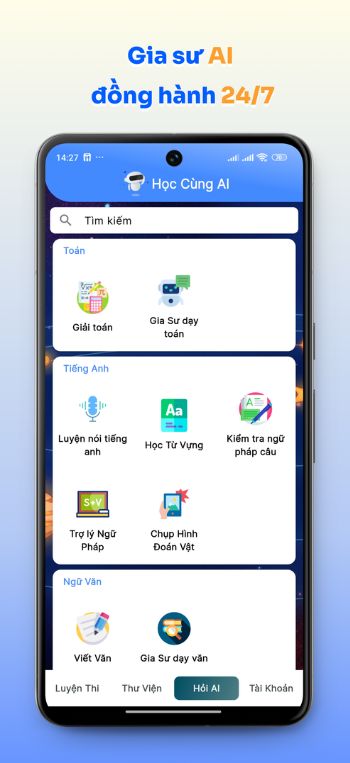 Gia sư AI đồng hành 24/7