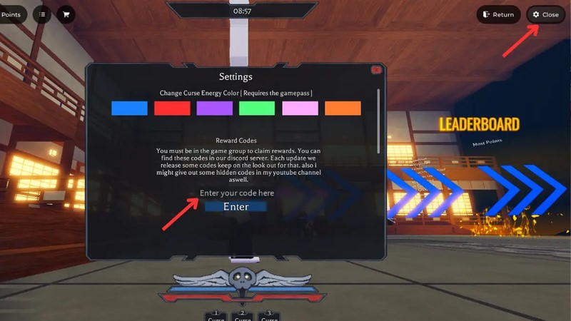 Đổi code Culling Grounds