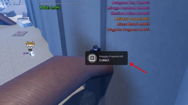 Vị trí Hogyoku Fragment 3