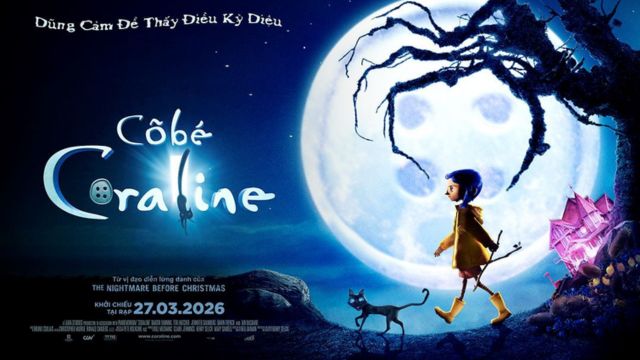 Phim hoạt hình Cô bé Coraline 2026 là bản remake kỷ niệm 15 năm ra mắt bộ phim lần đầu tiên