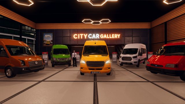 Tiến bộ trong Minibus Simulator game để mở khóa xe buýt mới