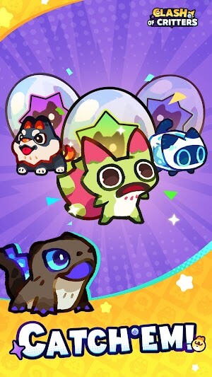 Bạn thu thập sinh vật, chiến đấu với zombie trong game Clash of Critters 