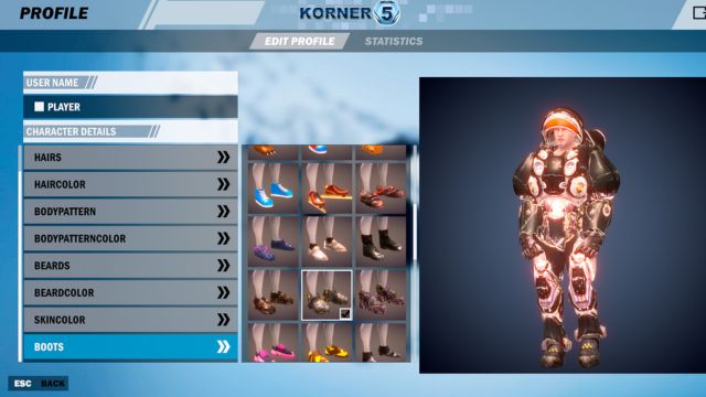 Tự do tùy chỉnh nhân vật trong game Korner 5