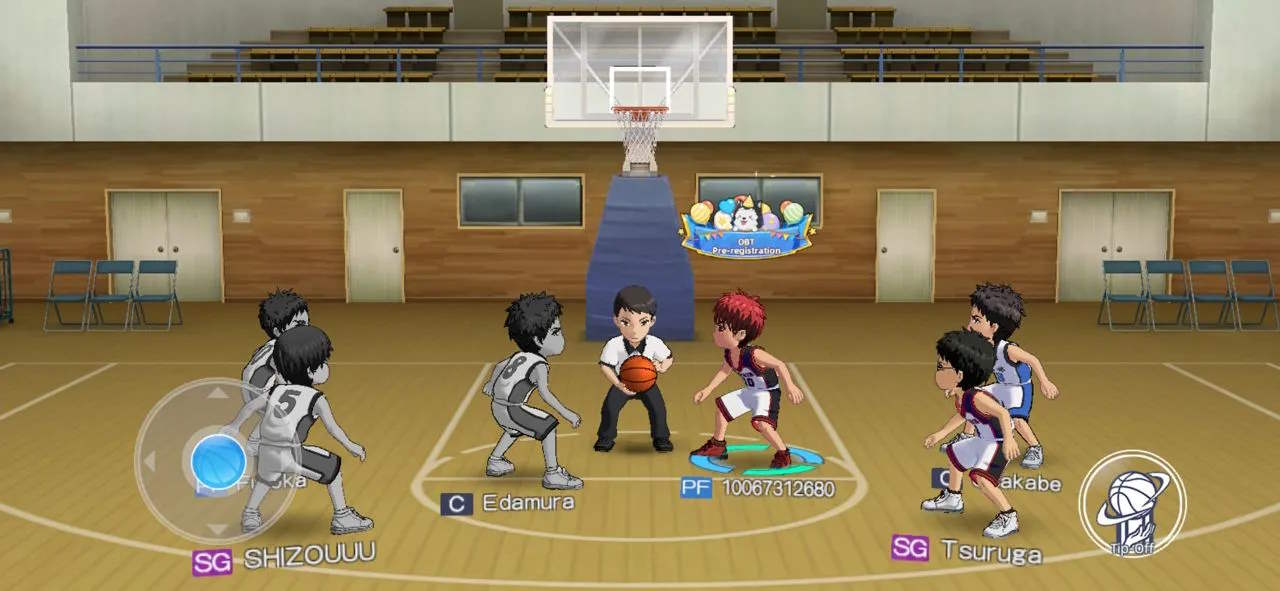 Xây dựng đội hình trong Kuruko's Basketball Street Rivals
