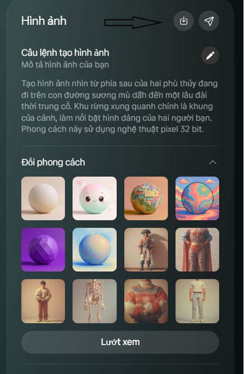 Tải ảnh AI về máy tính