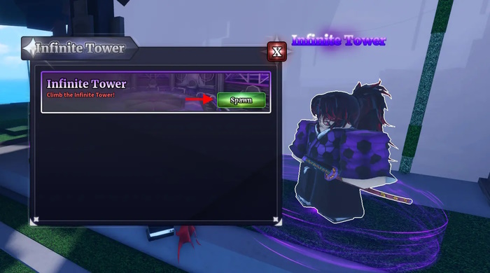 Tháp vô hạn trong Sailor Piece