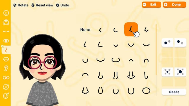 Tùy chỉnh gương mặt và ngoại hình Mii theo ý bạn