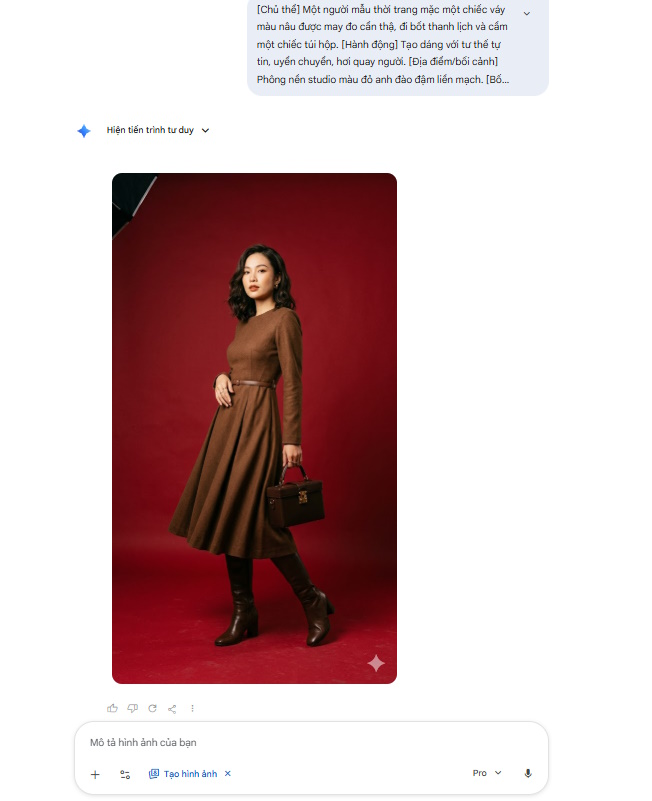 Tạo ảnh đẹp bằng Nano Banana