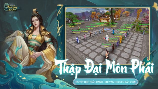 Thập đại môn phái, tuyệt học trấn danh, khí vận nguyên bản 2007