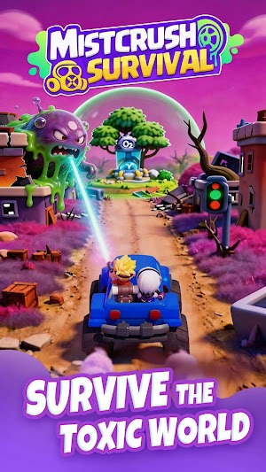 Bạn cố gắng sinh tồn trong thế giới độc hại của game MistCrush Survival
