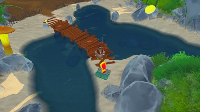 Nỗ lực để trở thành bậc thầy câu cá trong game Reel Tiny