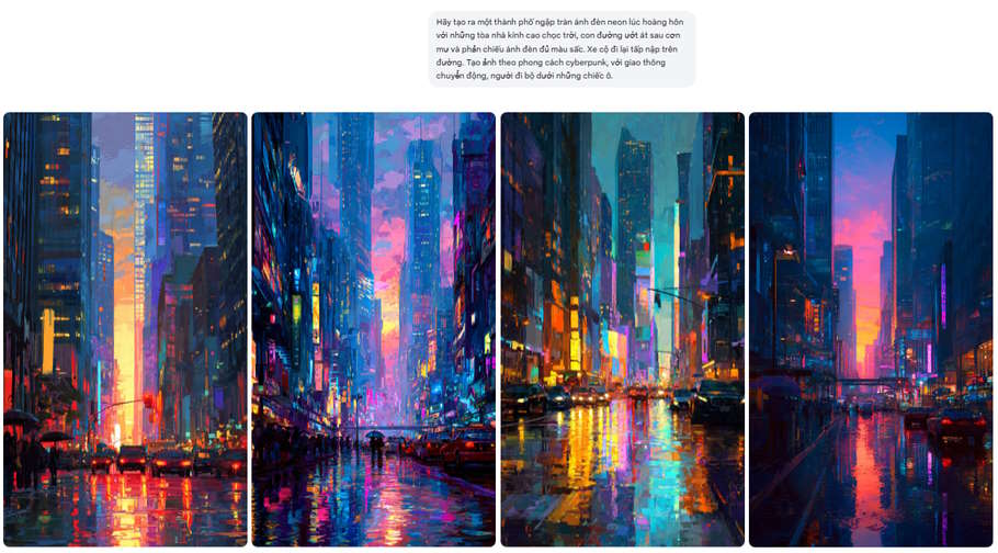 Meta AI tạo ảnh nghệ thuật