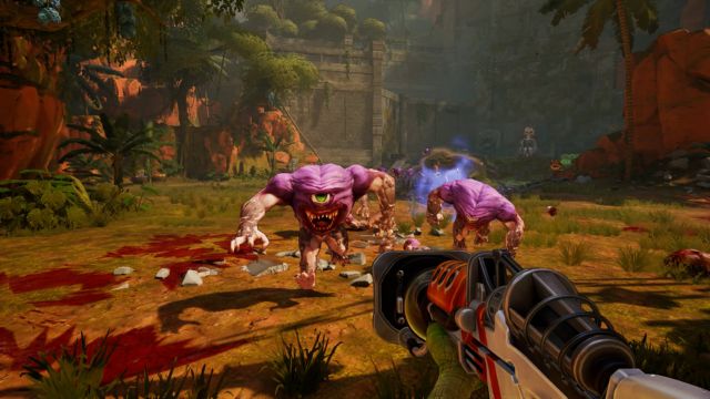 Serious Sam: Shatterverse sở hữu lối chơi bắn súng hành động bùng nổ quen thuộc