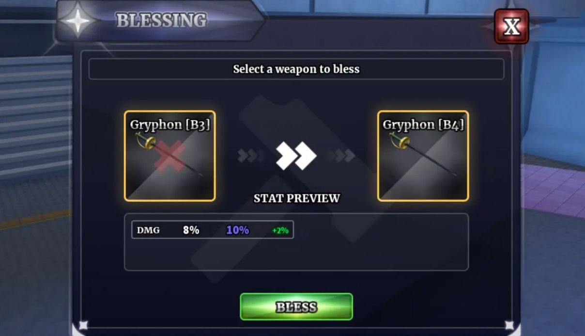 Blessing vũ khí Sailor Piece