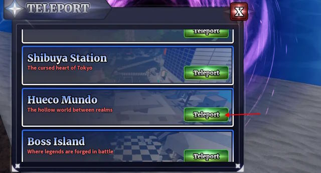 Di chuyển đến Hueco Mundo để đối đầu Aizen boss