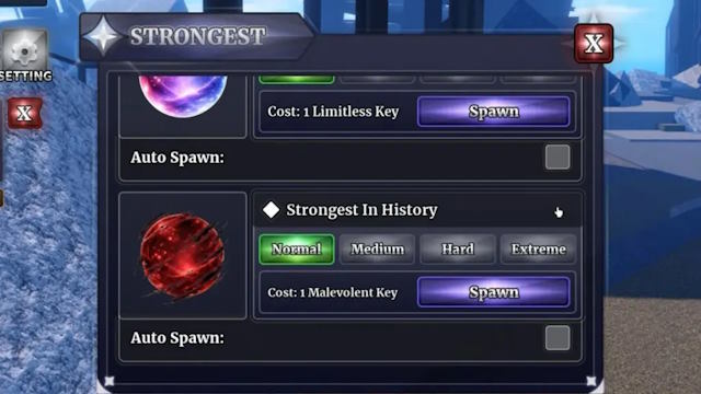 Triệu hồi boss Strongest in History bằng Malevolent Key 
