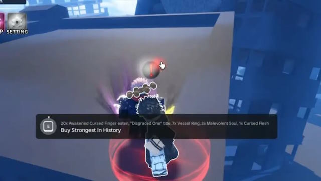 Kiếm đủ vật phẩm theo yêu cầu để có được Sukuna V2