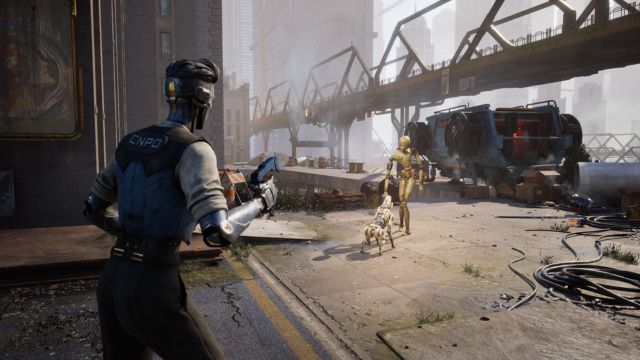 Khám phá câu chuyện tình bạn của thám tử robot, chú chó người máy và cô gái trẻ