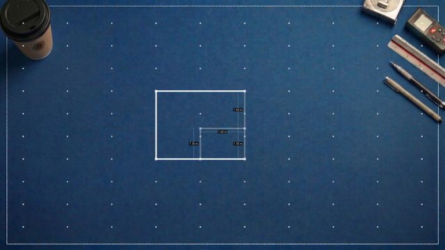 Đo lường chính xác các kích thước, tỷ lệ và bố cục tường, sàn... cho mỗi căn phòng