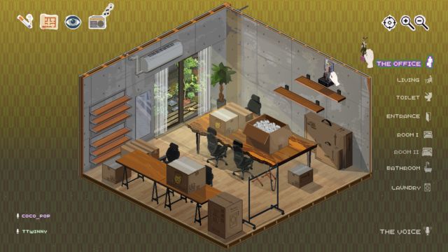 The Spaces We Share là game hợp tác sắp xếp đồ đạc trong không gian chung cho 2 người