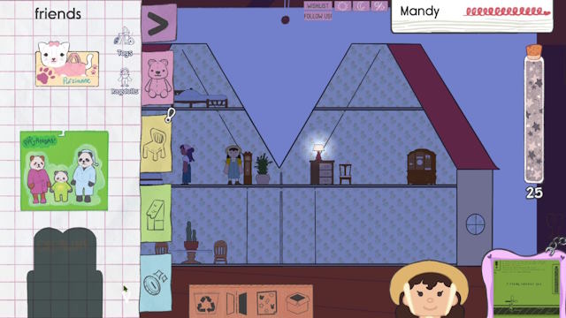 DIGI-DOLL là trò chơi mô phỏng trang trí nhà búp bê ấm cúng