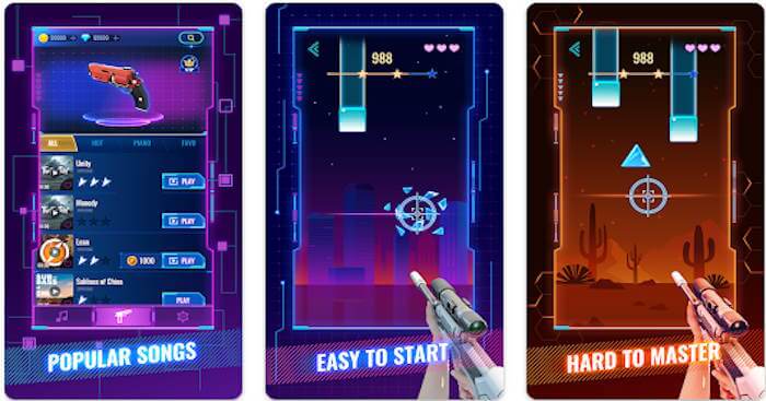 Rhythm Fire cho Android 1.007 - Game bắn súng theo nhịp điệu "cực nghiện"