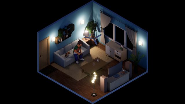 Trang trí các căn phòng, điều chỉnh ánh sáng và thêm mô hình nhân vật, pet vào đó