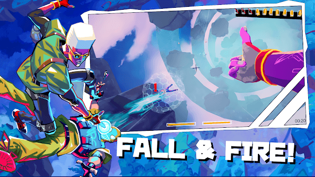 Vừa bắn súng vừa rơi tự do trong game DropShot Mobile 