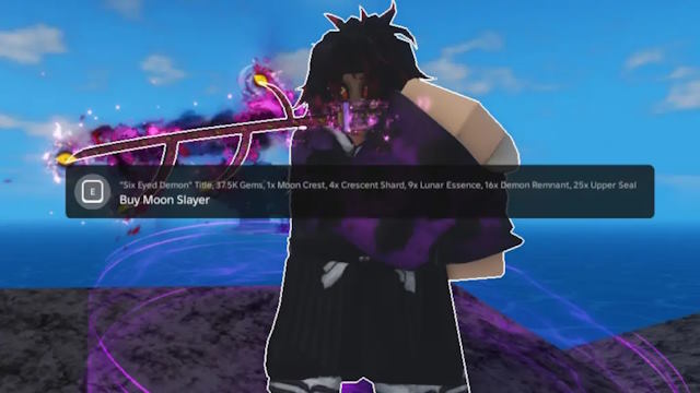 Thu thập đủ vật phẩm để mở khóa Moon Slayer