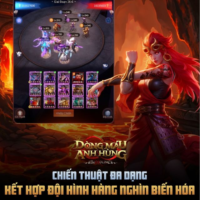 Game chiến thuật đa dạng, kết hợp đội hình hàng nghìn biến hóa