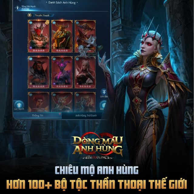 Chiêu mộ anh hùng từ các bộ tộc thần thoại thế giới