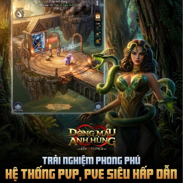 Hoạt động phong phú và đầy đủ từ PvE cho đến PvP để tham gia
