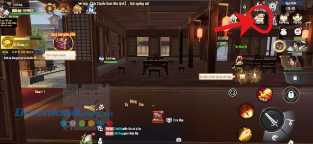 Nhấn vào mục Phúc Lợi 