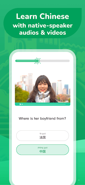 Học tiếng trung qua video và audio của người bạn ngữ
