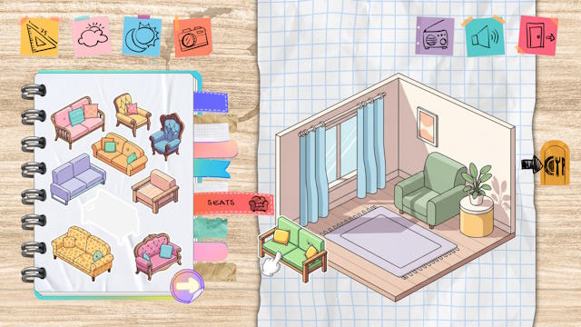 Thiết kế ngôi nhà mơ ước với hơn 500 hình dán đáng yêu