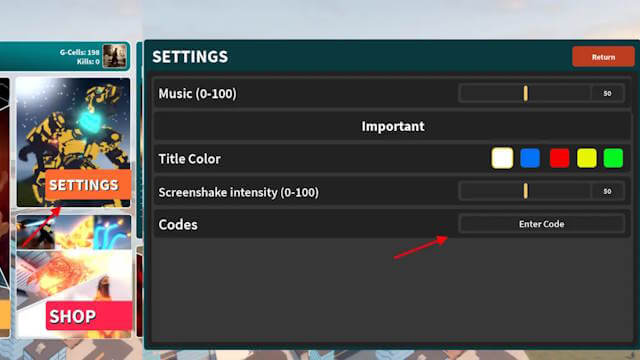 Cách nhập code Project Universe