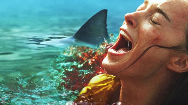 Poster phim kinh dị sinh tồn Cá mập săn người - Thrash (2026)