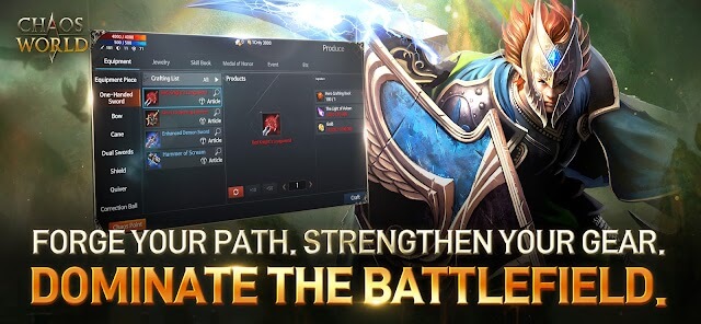 Trở nên mạnh mẽ và thống trị chiến trường trong game Chaos W