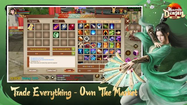 Hệ thống trang bị vô cùng phong phú được phân chia theo nhiều cấp độ