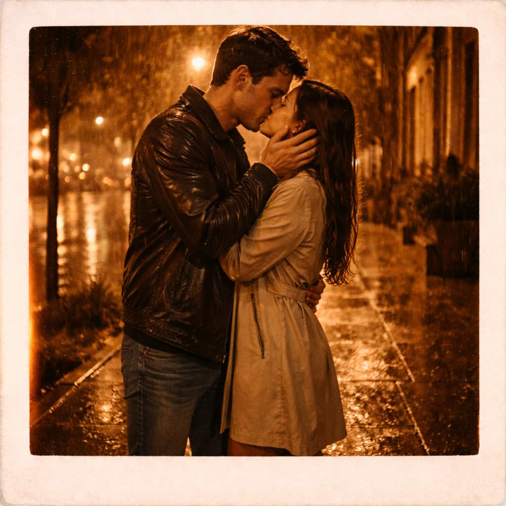 Nụ hôn dưới mưa