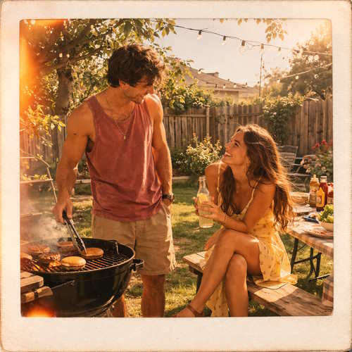 Ảnh tiệc nướng ngoài trời mùa hè