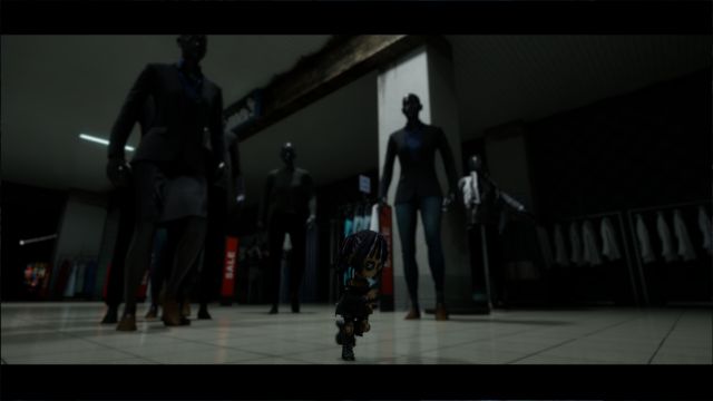 Điều khiển búp bê Lily chạy trốn khỏi quái vật khổng lồ và tìm lại chủ nhân cũ