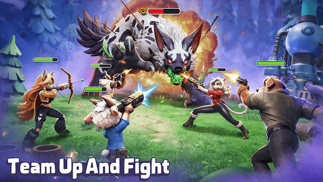 Lập team với những người sống sót khác và cùng nhau chiến đấu