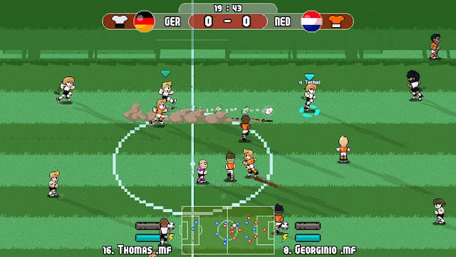 Trải nghiệm những trận bóng cổ điển nhịp độ nhanh trong game Pixel Cup Soccer