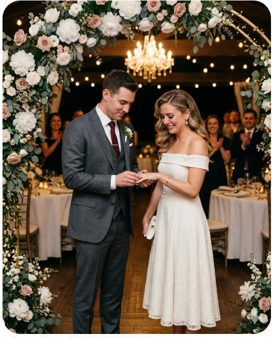 Prompt tạo ảnh trao nhẫn