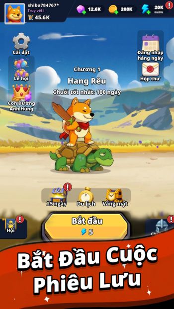 Bắt đầu cuộc phiêu lưu